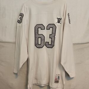 Super Rare Oakland Raiders Football Jersey by Stall & Dean AMAZING!